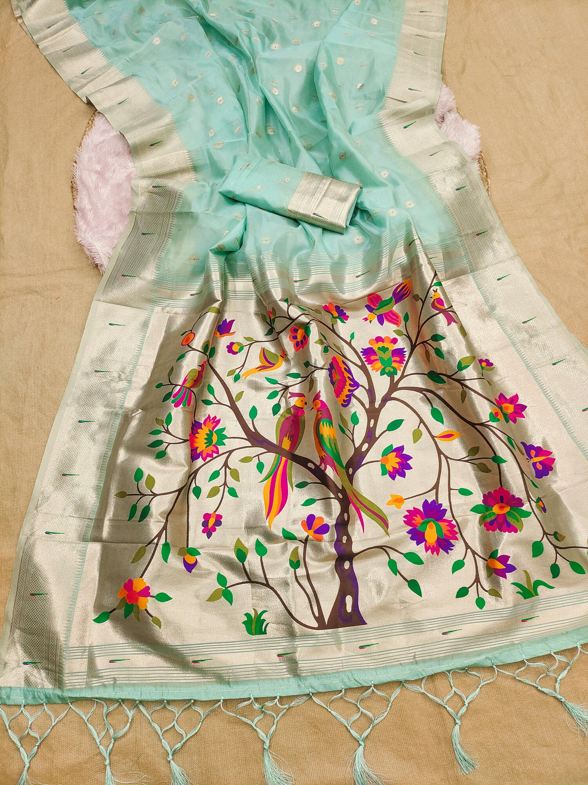 Single Muniya Fancy Pallu