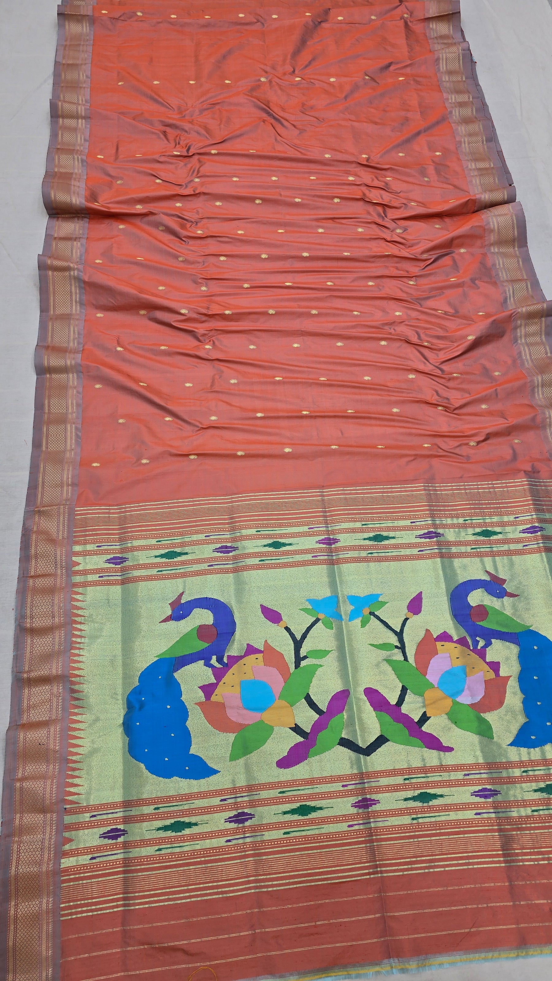 Dual Tone Fancy Pallu