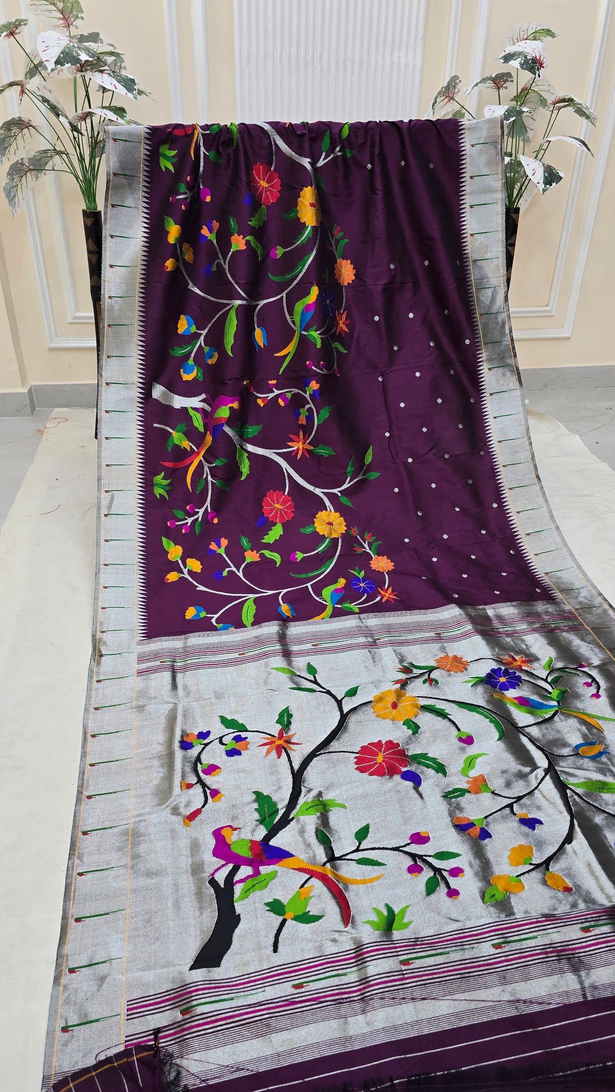 HalfAllover Paithani