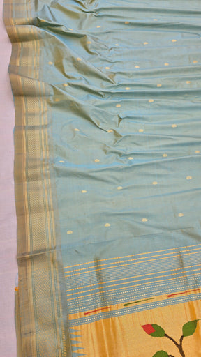 Pastel Silk Paithani Saree