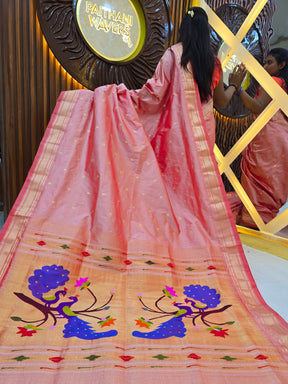 Pure Silk Handmade Paithani