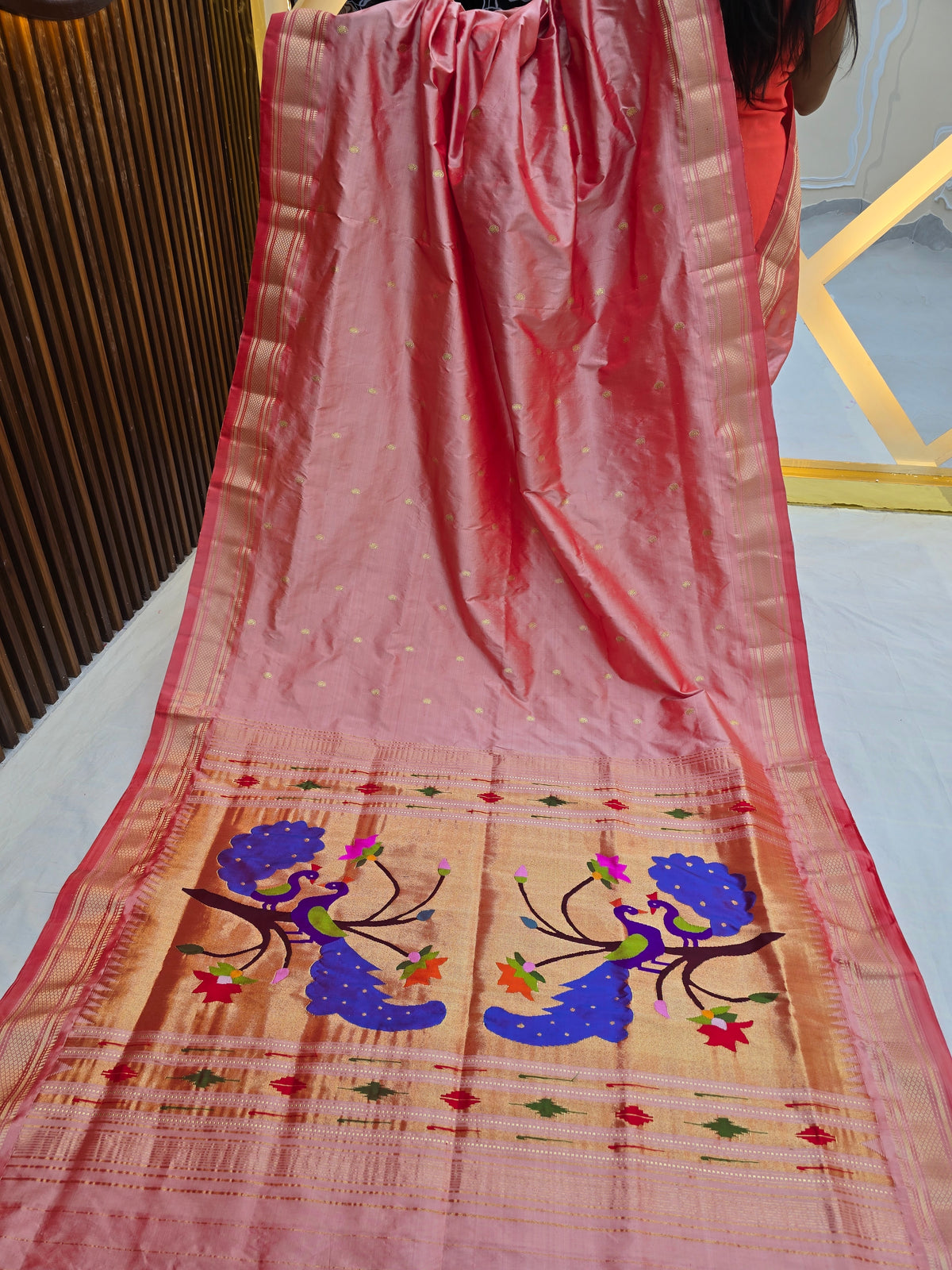 Pure Silk Handmade Paithani