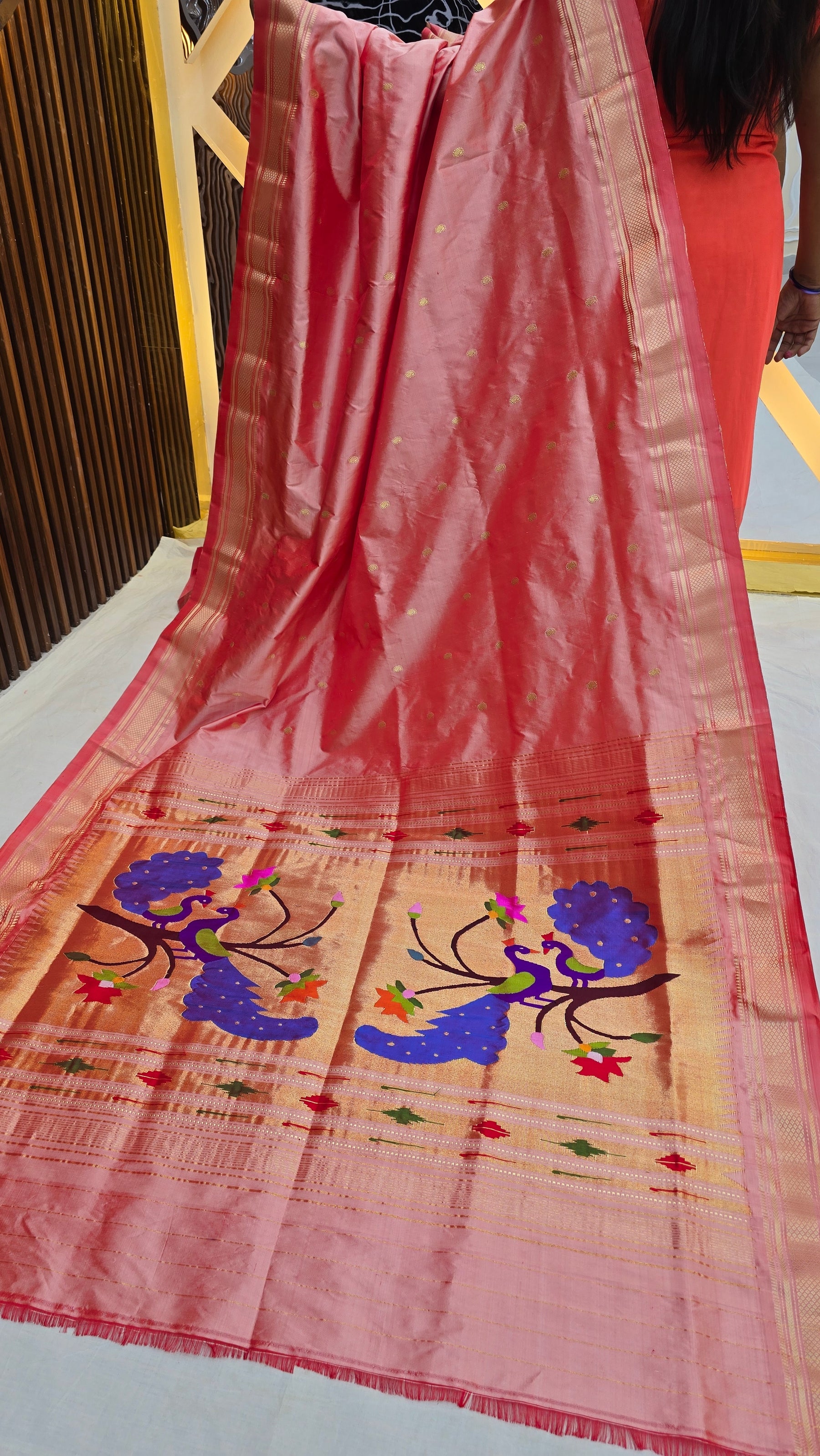 Pure Silk Handmade Paithani